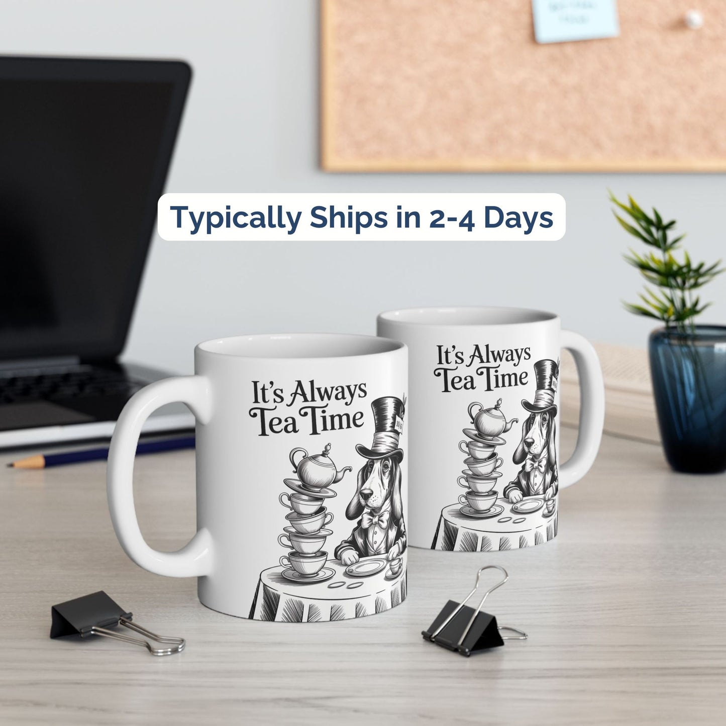 Basset Hound Mug - Wonderland