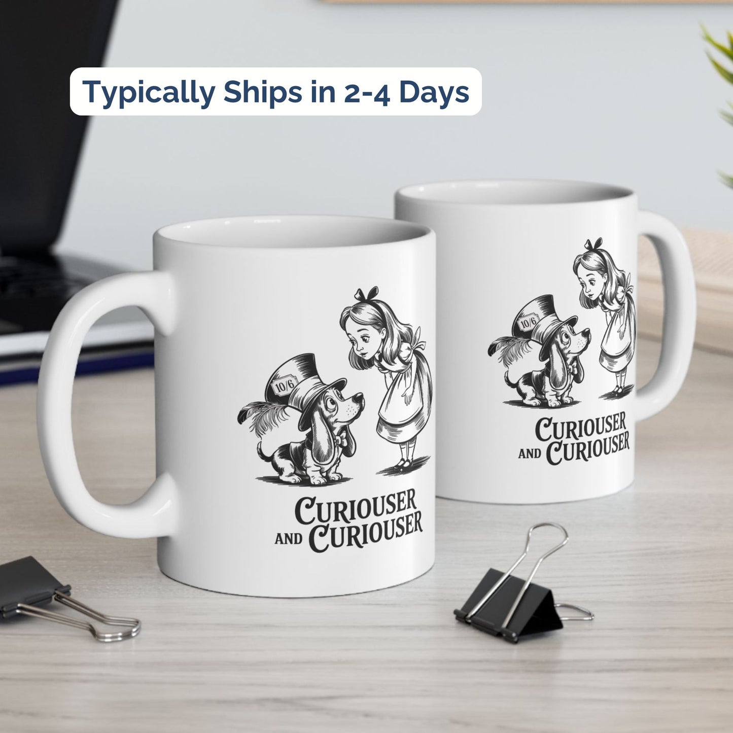 Basset Hound Mug - Wonderland