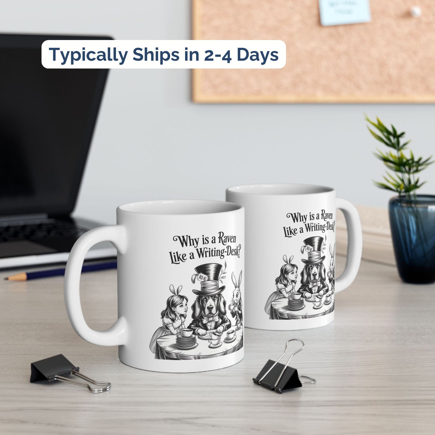 Basset Hound Mug - Wonderland