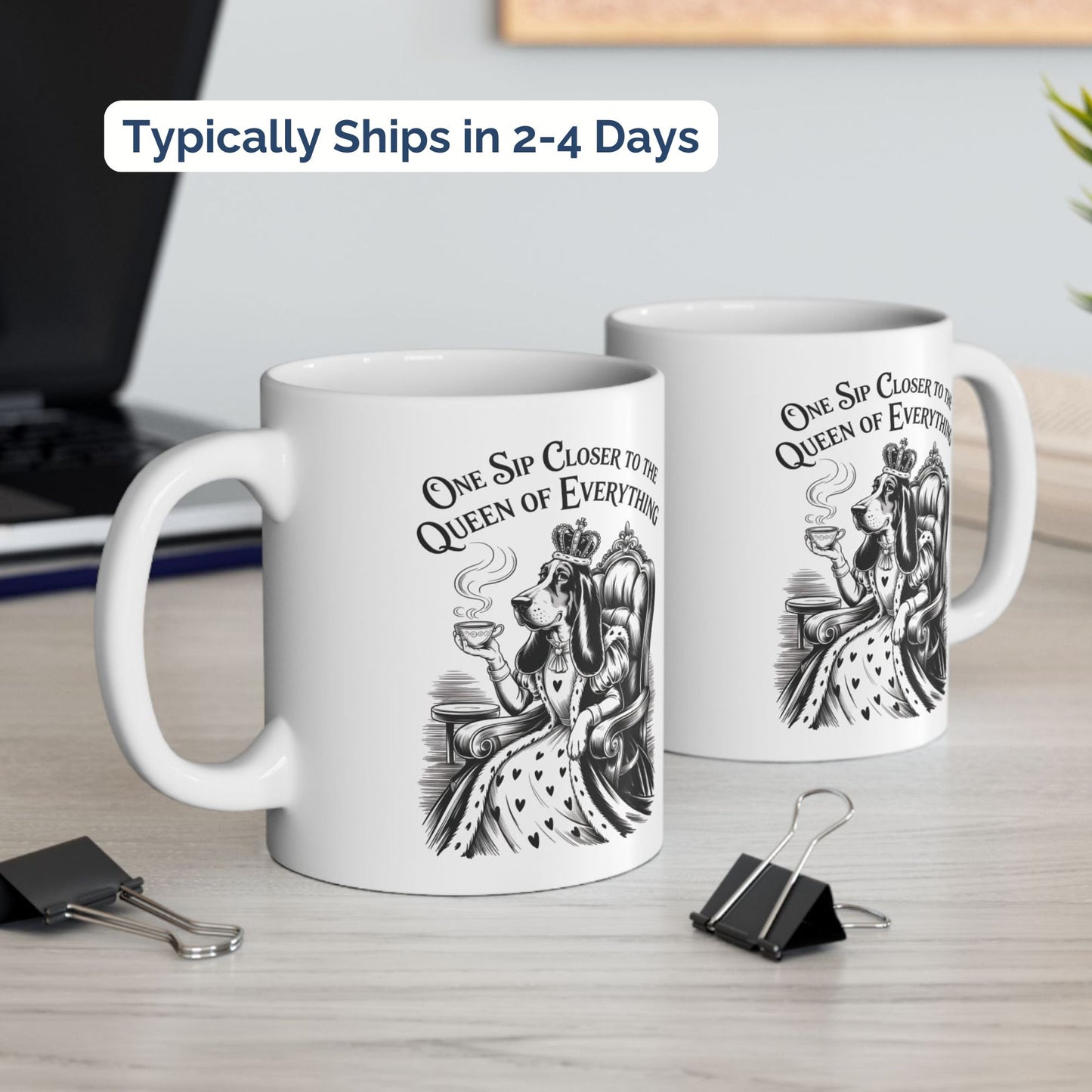 Basset Hound Mug - Wonderland
