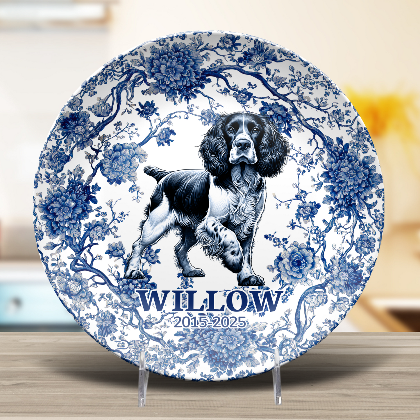 English Springer Spaniel - Personalized Plate