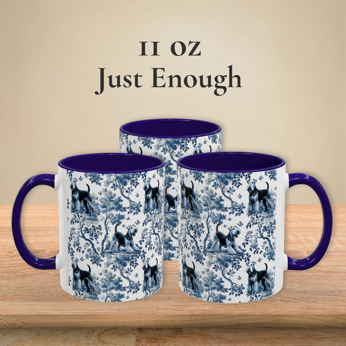 Airedale Mug Toile