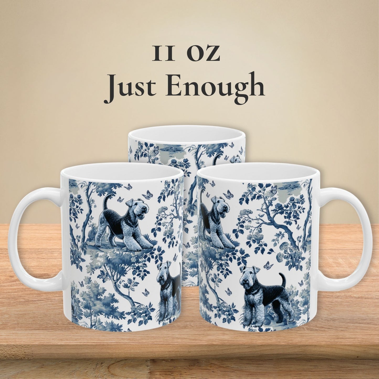 Airedale Terrier Mug - Toile