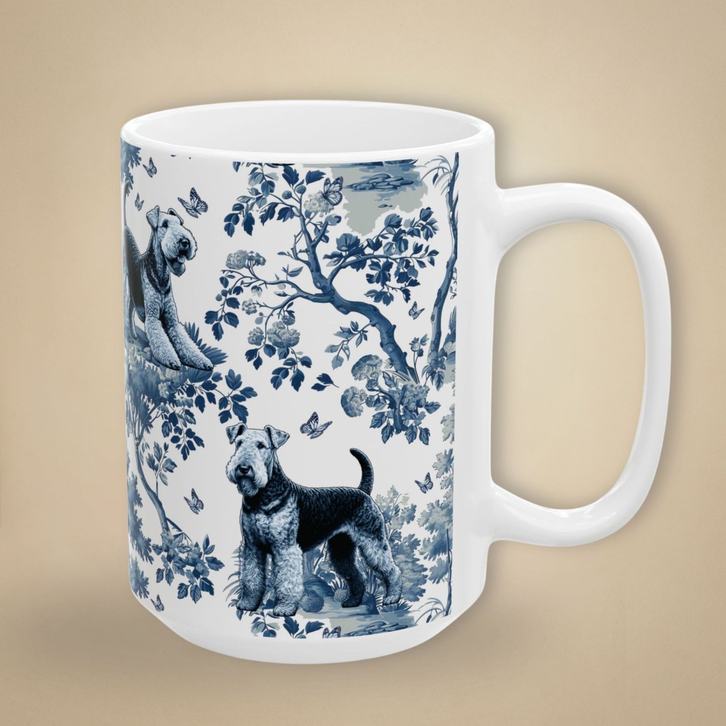 Airedale Terrier Mug - Toile