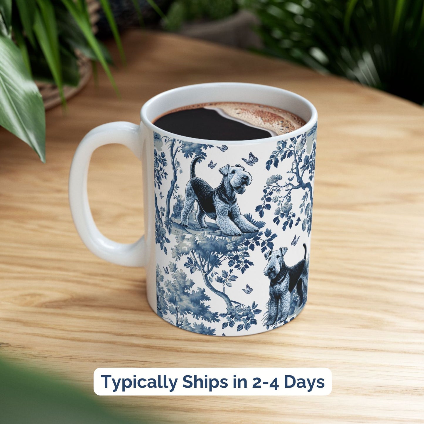 Airedale Terrier Mug - Toile