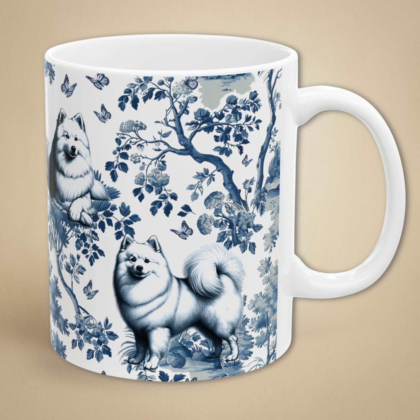 American Eskimo Mug - Toile