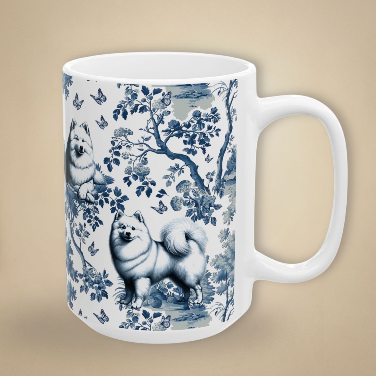 American Eskimo Mug - Toile