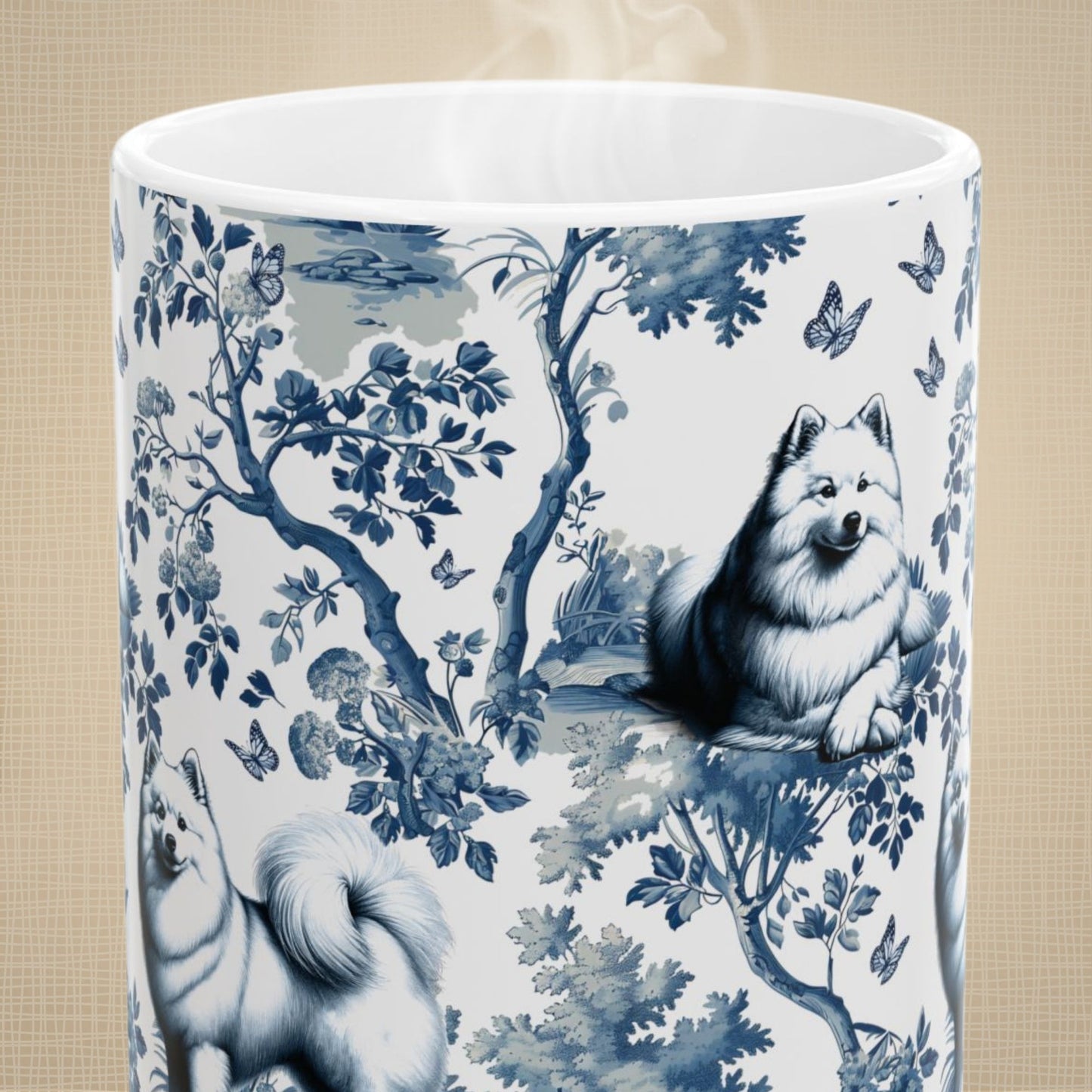 American Eskimo Mug - Toile