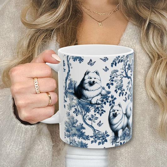 American Eskimo Mug - Toile