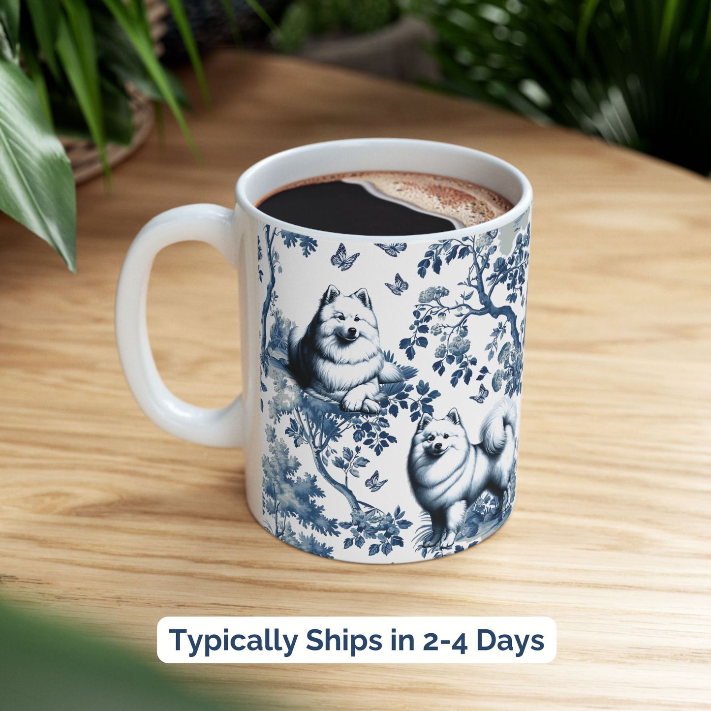 American Eskimo Mug - Toile