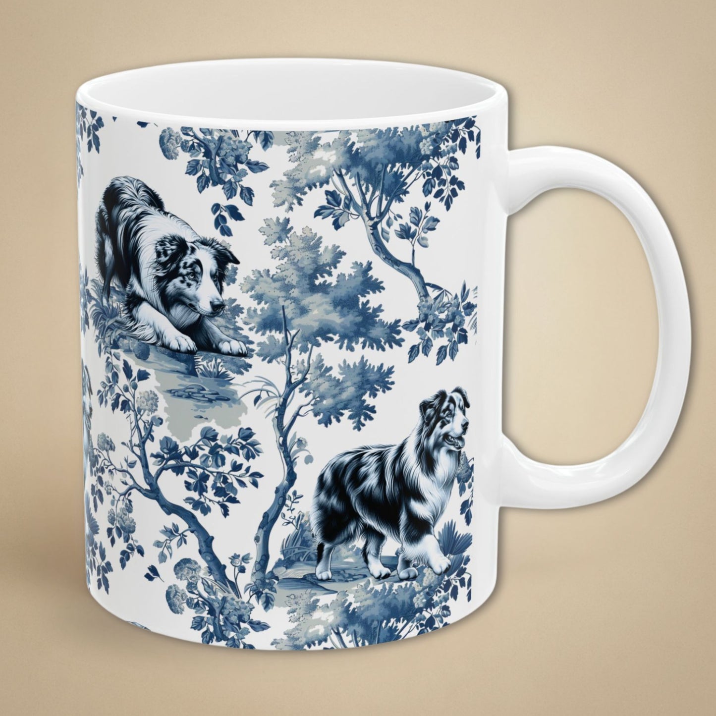 Australian Shepherd Mug - Toile