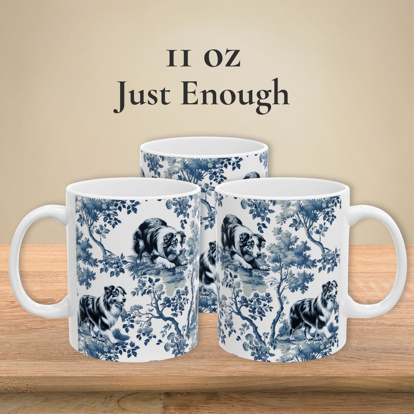 Australian Shepherd Mug - Toile