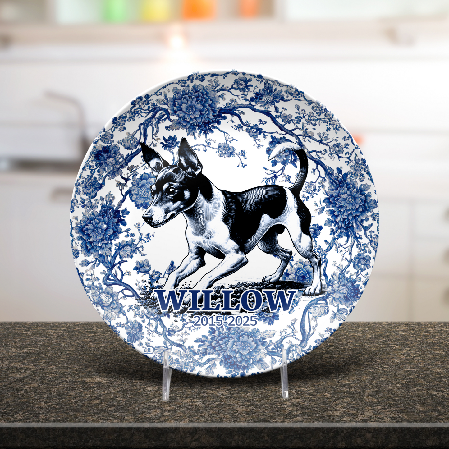 Rat Terrier - Personalized Plate
