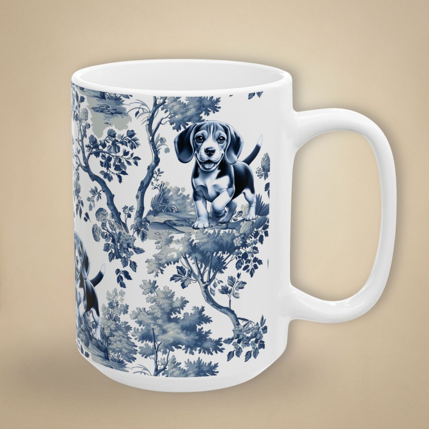 Beagle Mug - Toile