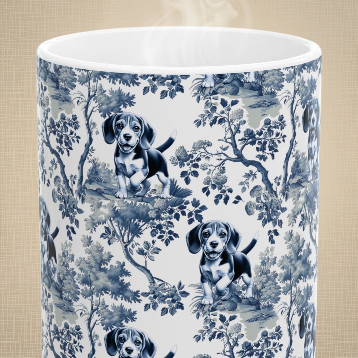 Beagle Mug - Toile