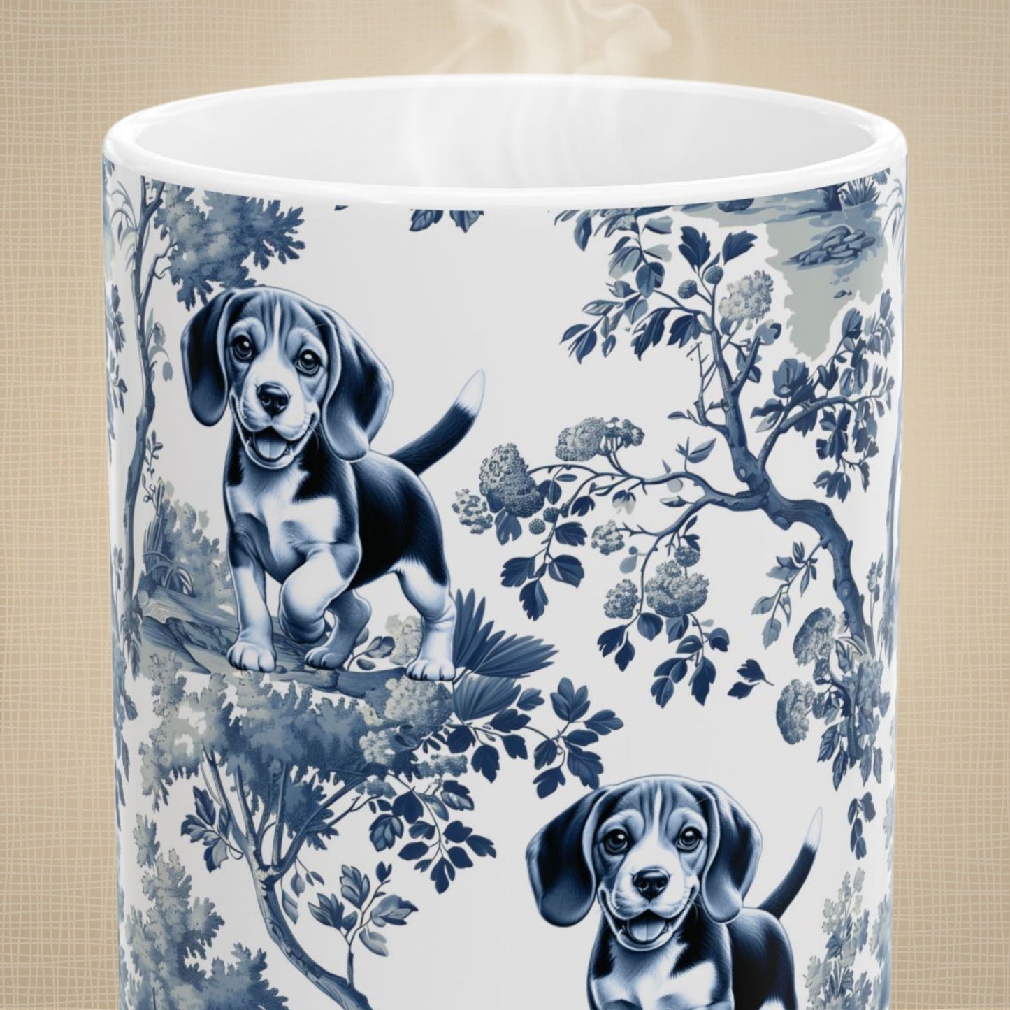 Beagle Mug - Toile