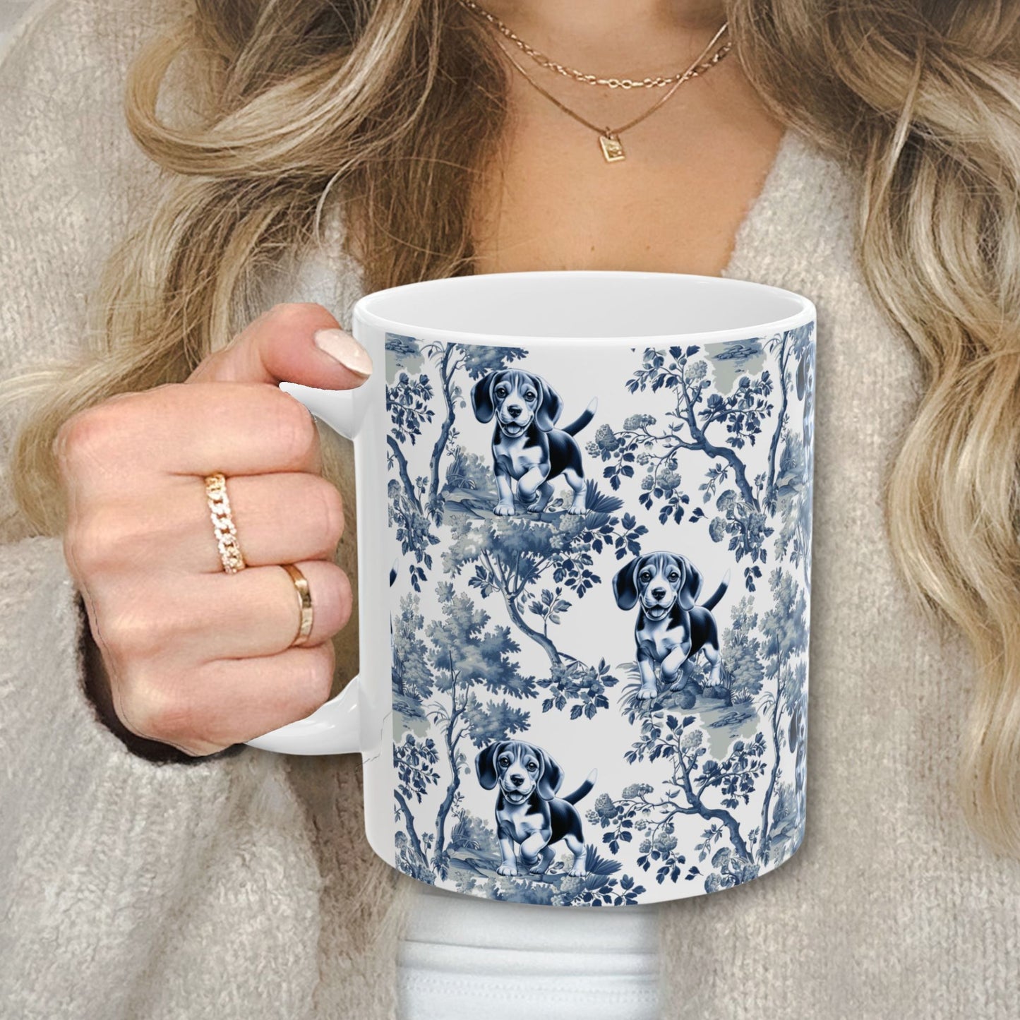 Beagle Mug - Toile