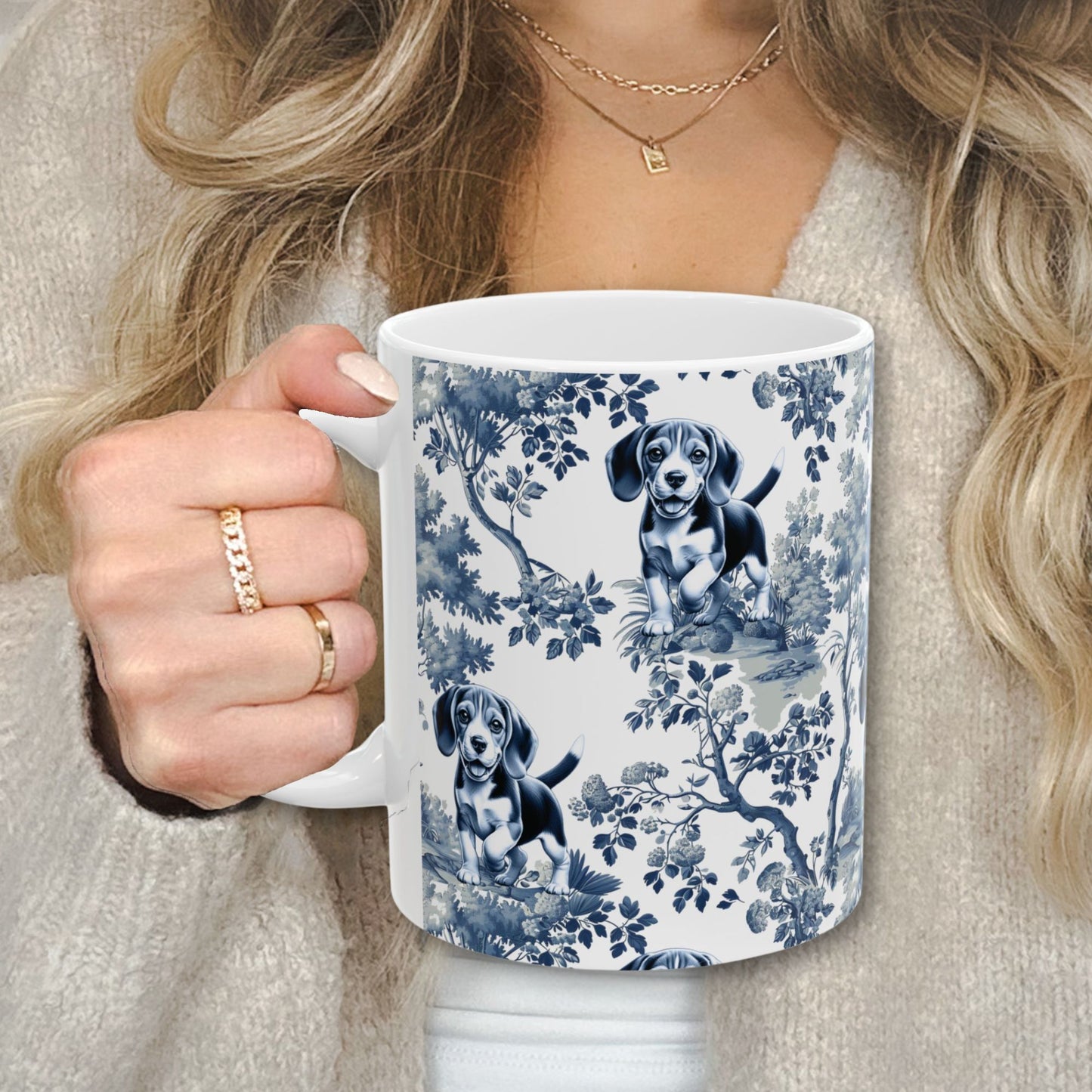 Beagle Mug - Toile