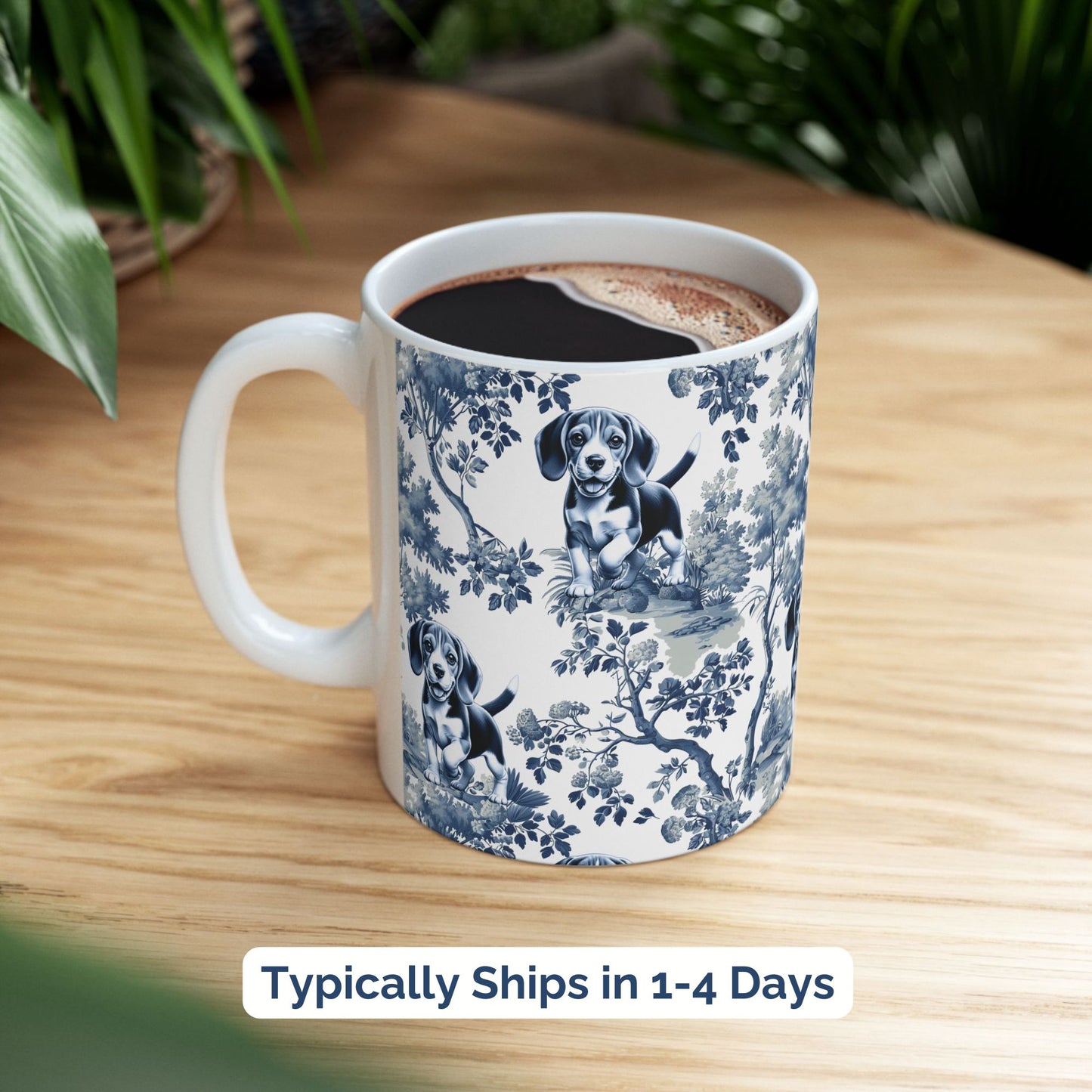 Beagle Mug - Toile