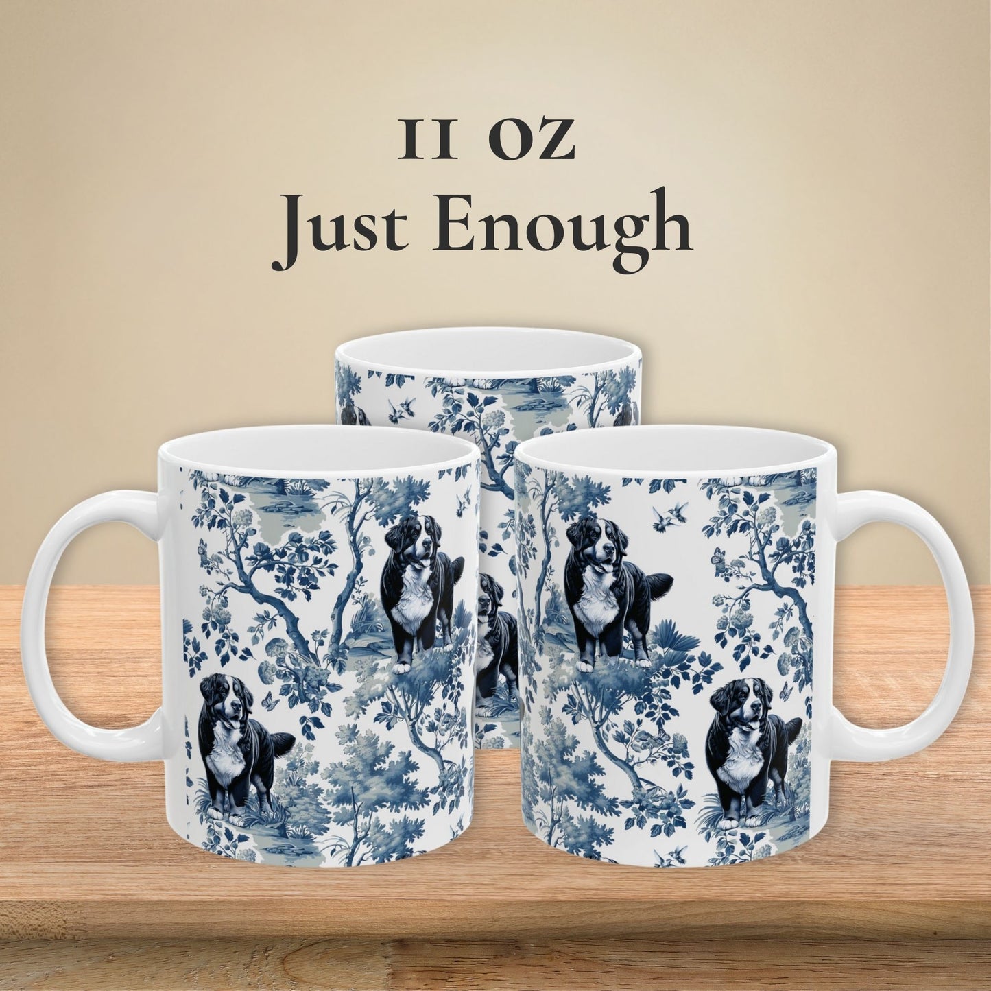 Bernese Mountain Dog Mug - Toile