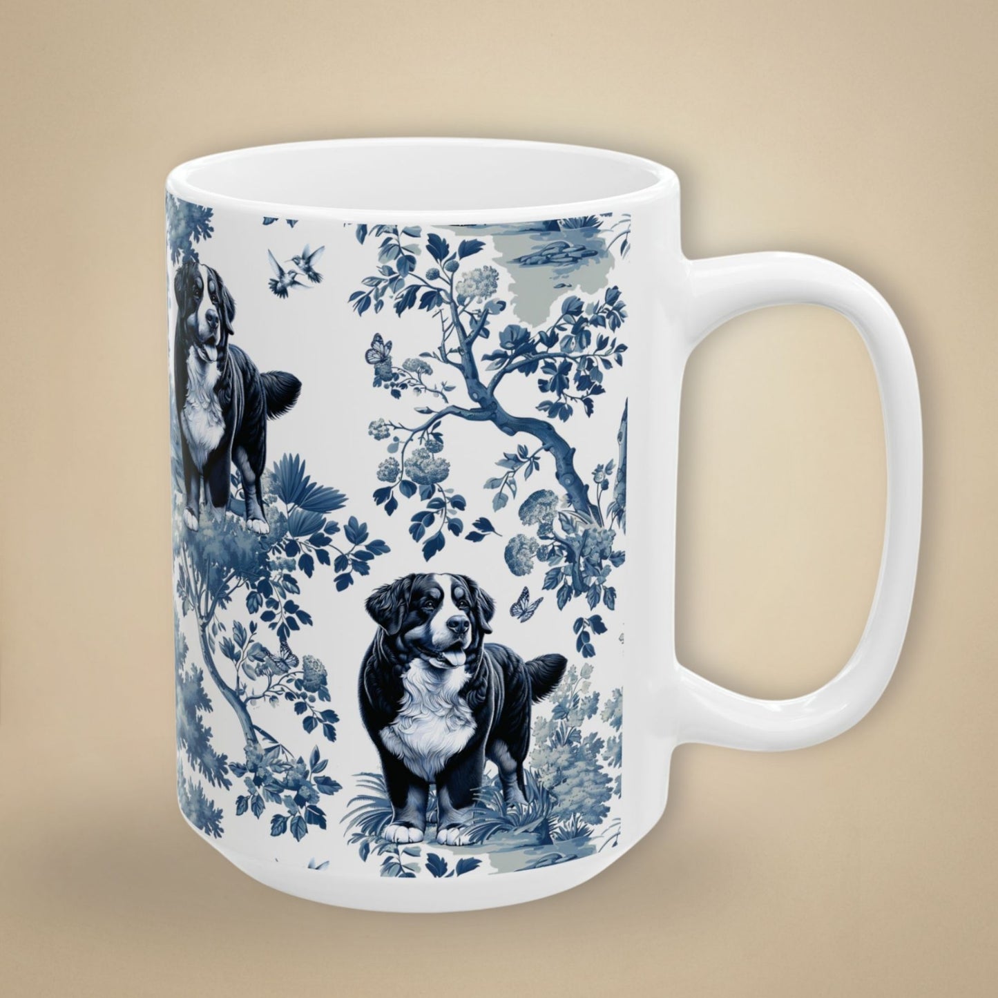 Bernese Mountain Dog Mug - Toile