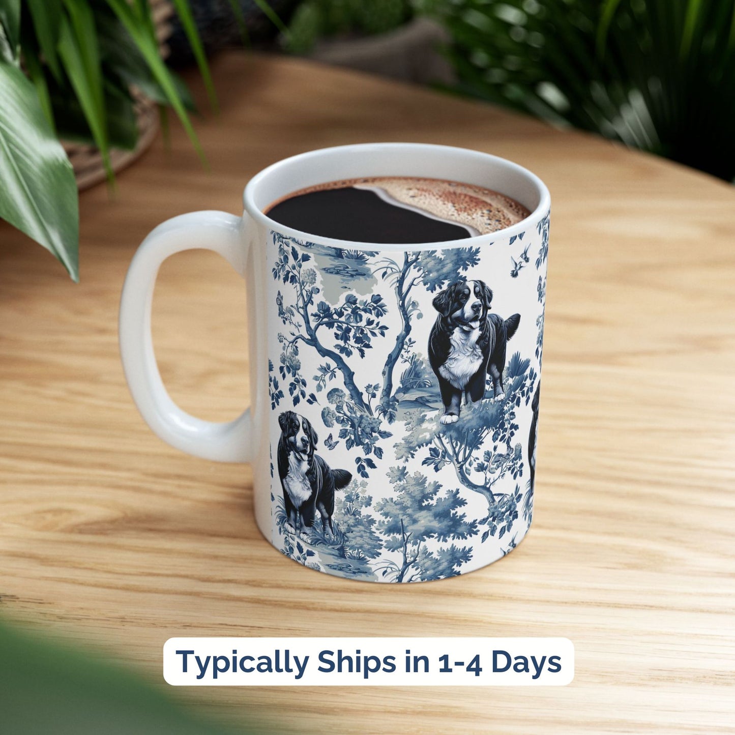 Bernese Mountain Dog Mug - Toile