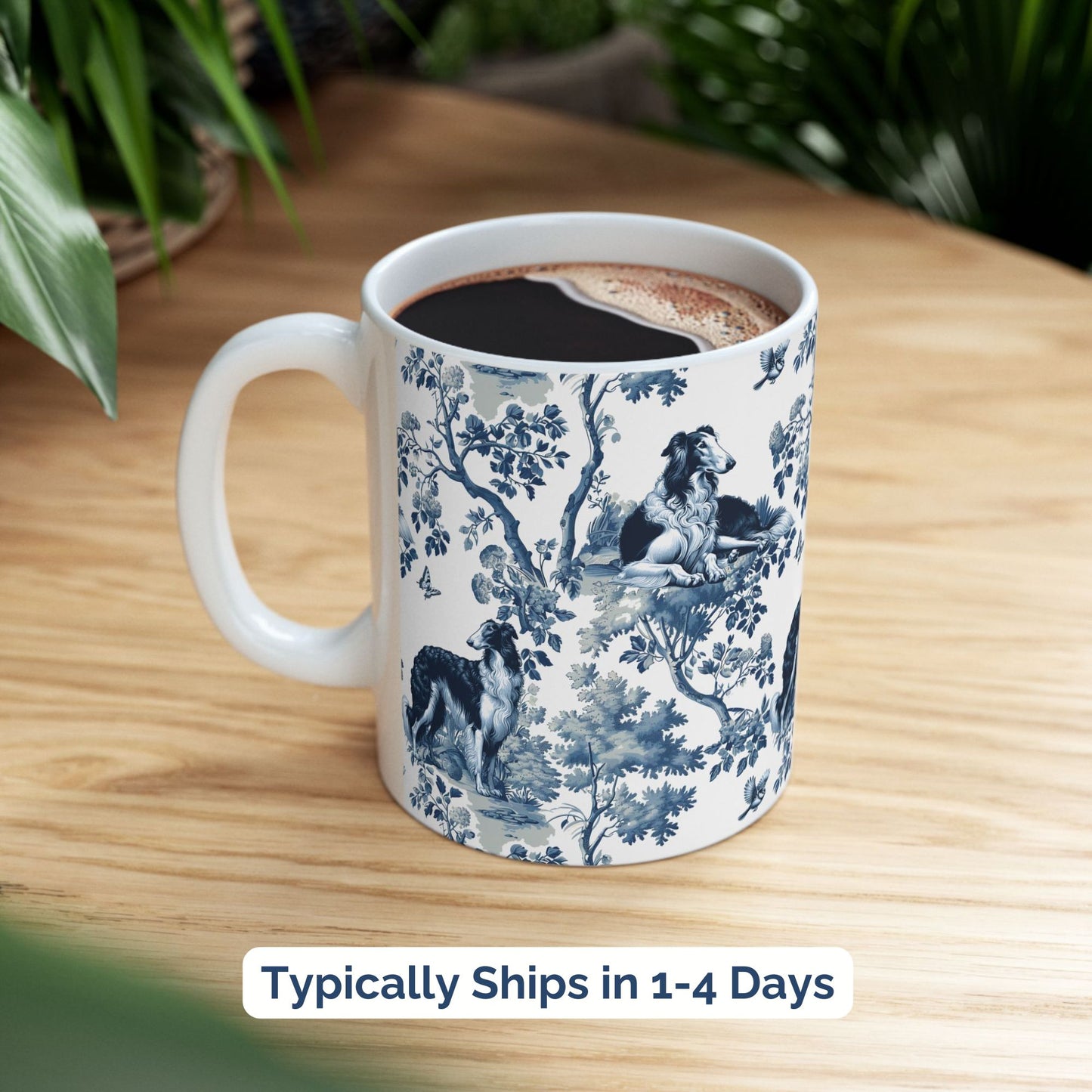 Borzoi Mug - Toile