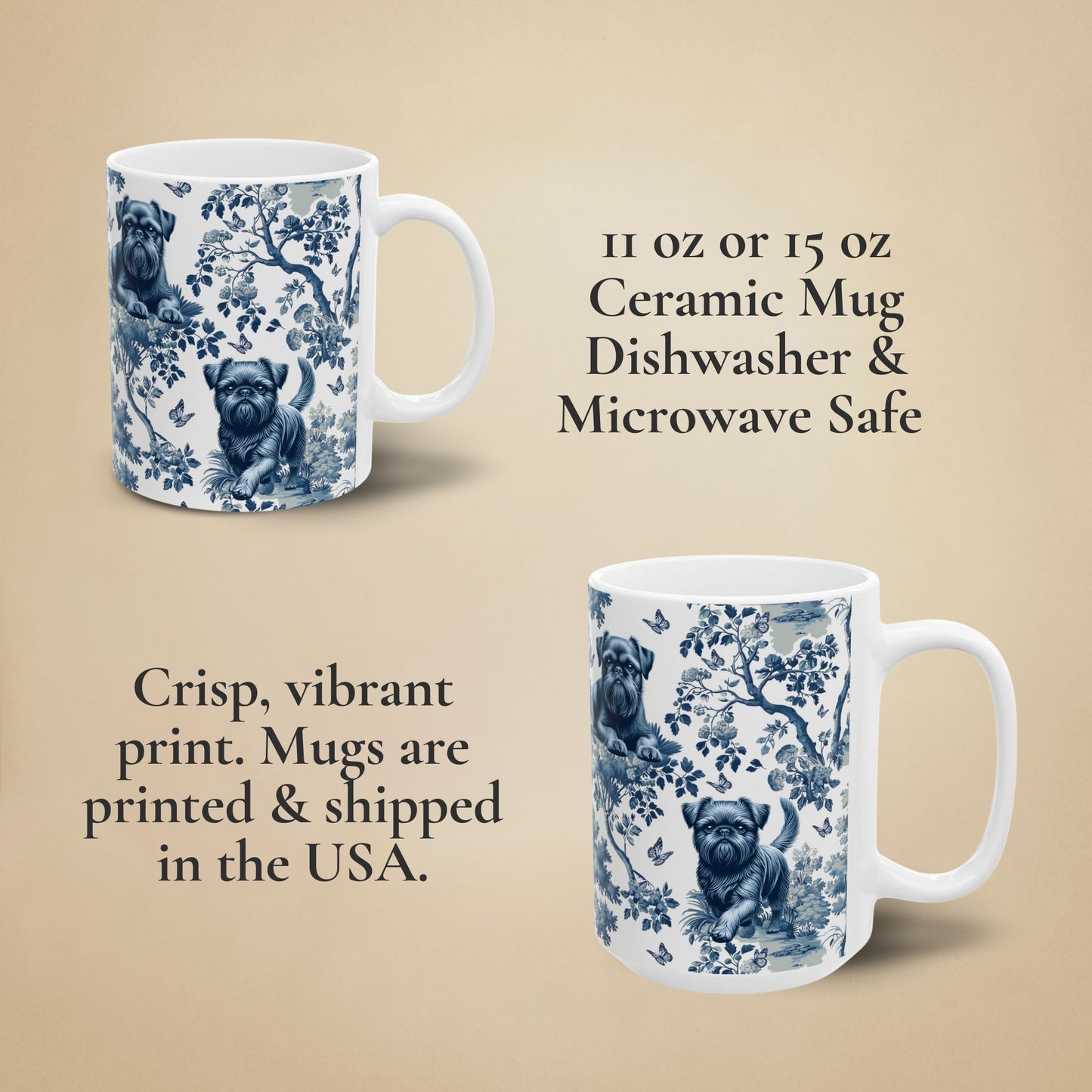 Brussels Griffon Mug - Toile