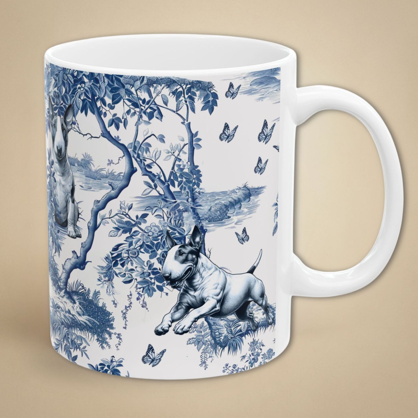 Bull Terrier Mug - Toile