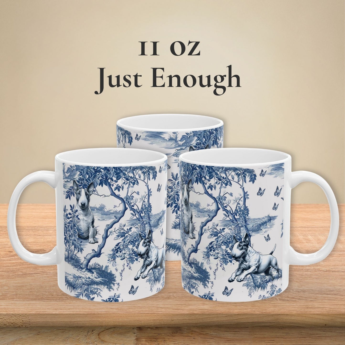 Bull Terrier Mug - Toile