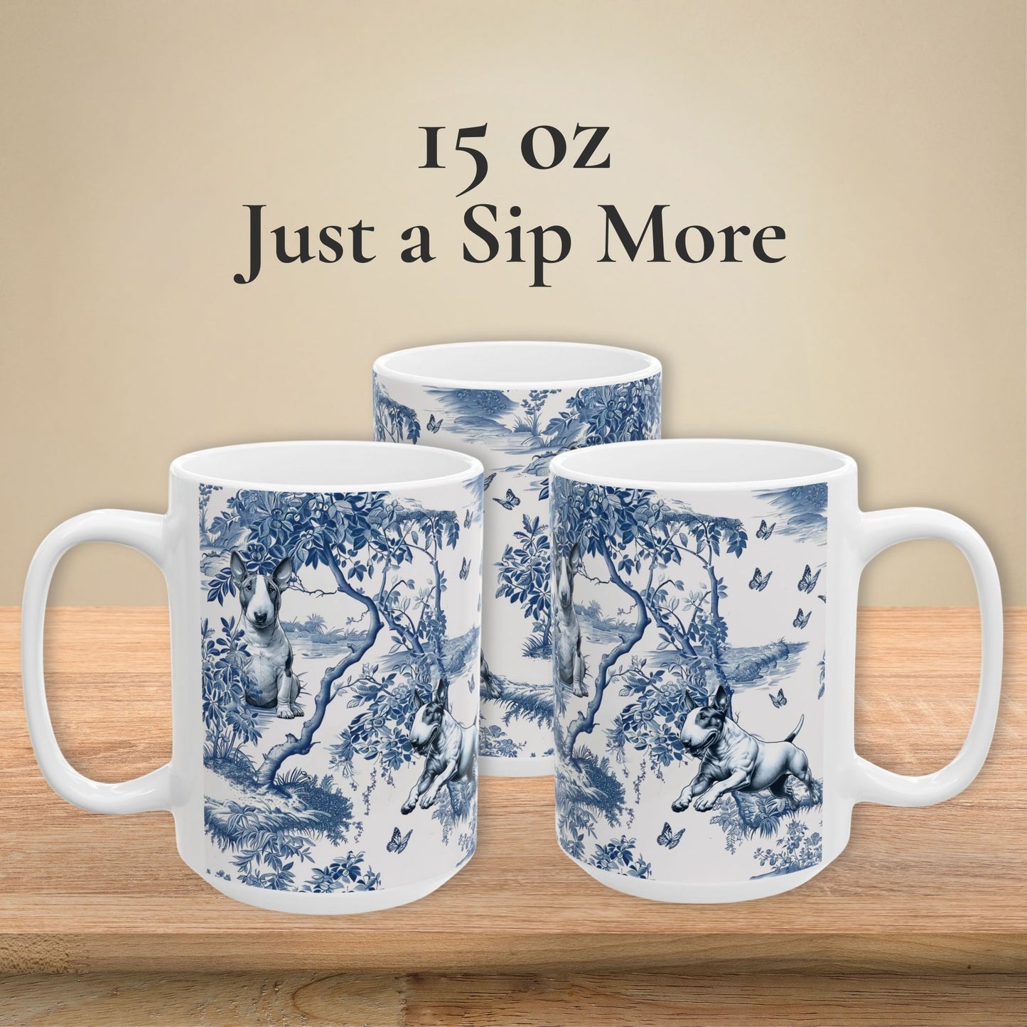 Bull Terrier Mug - Toile