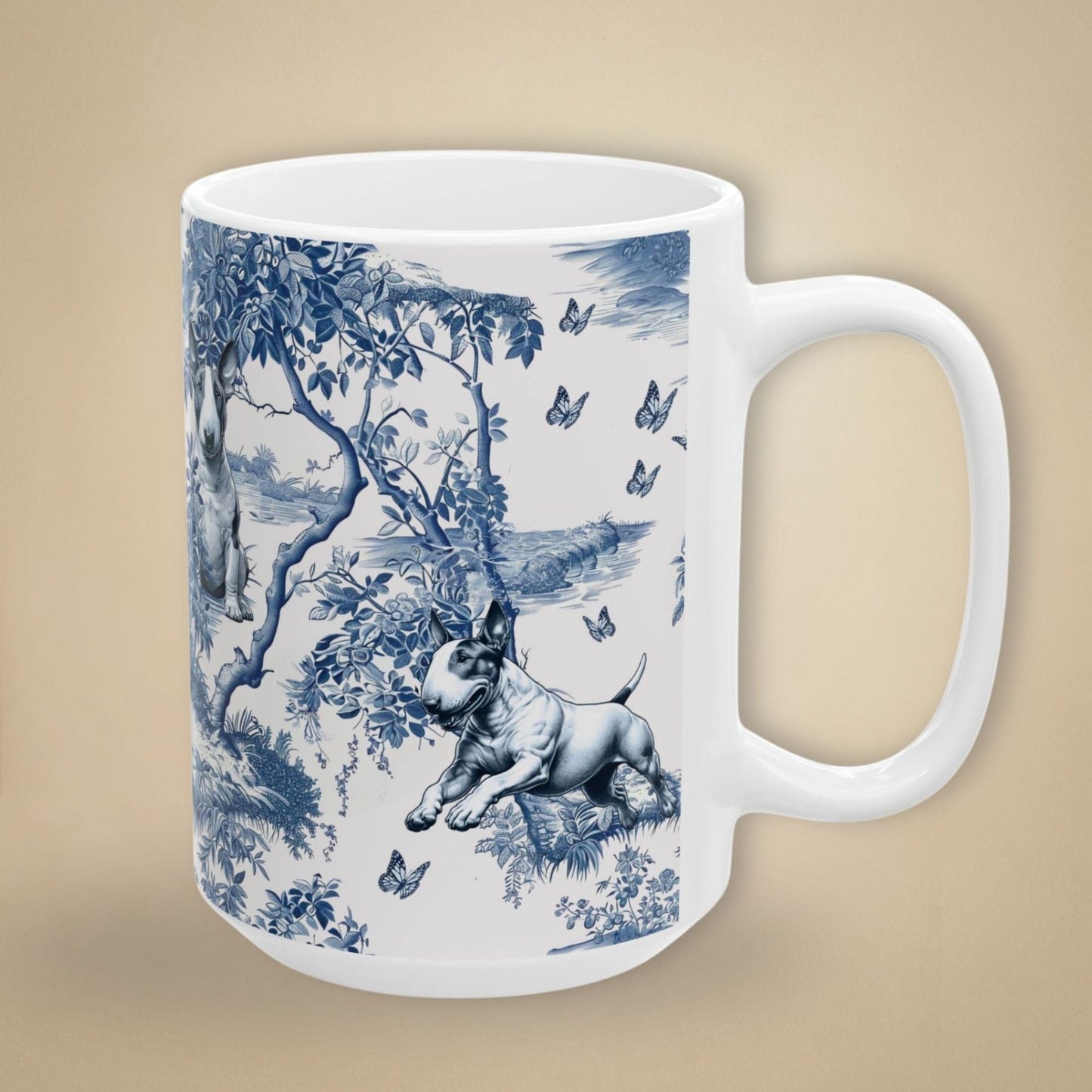 Bull Terrier Mug - Toile