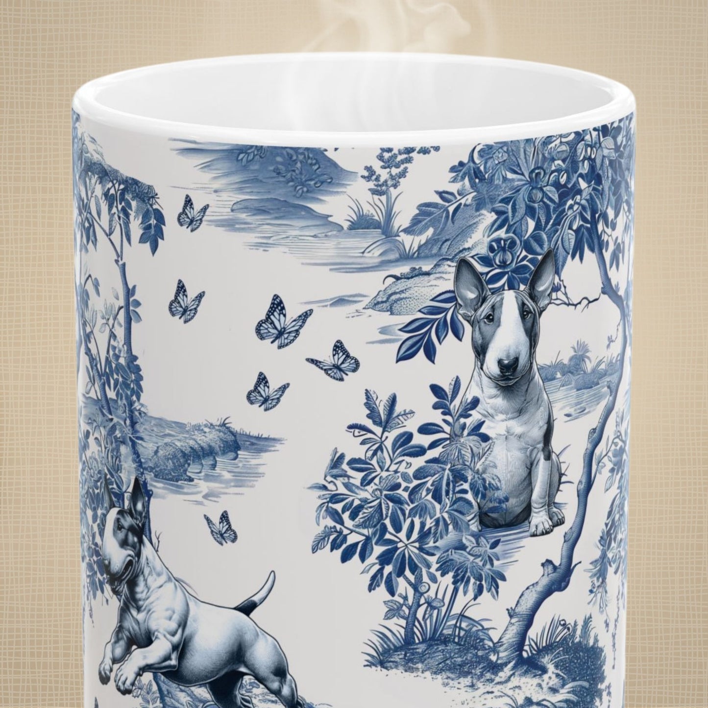 Bull Terrier Mug - Toile
