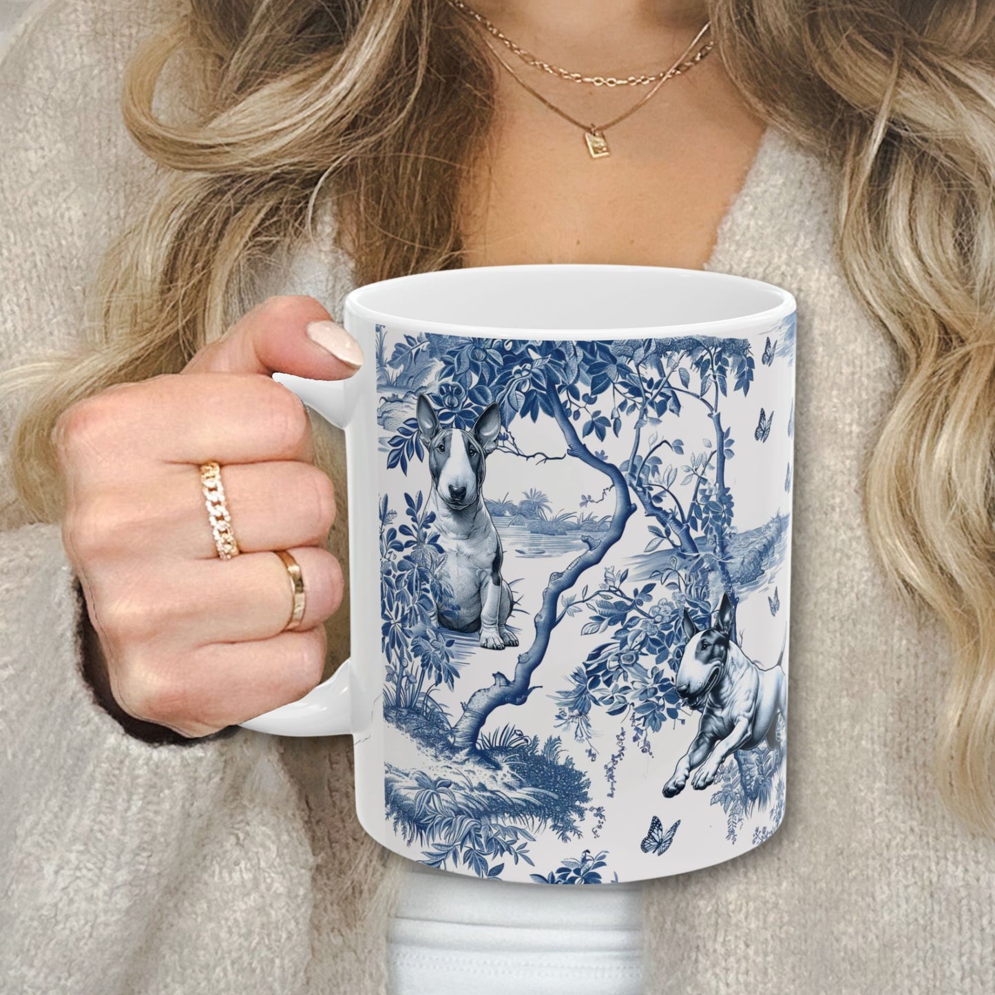 Bull Terrier Mug - Toile