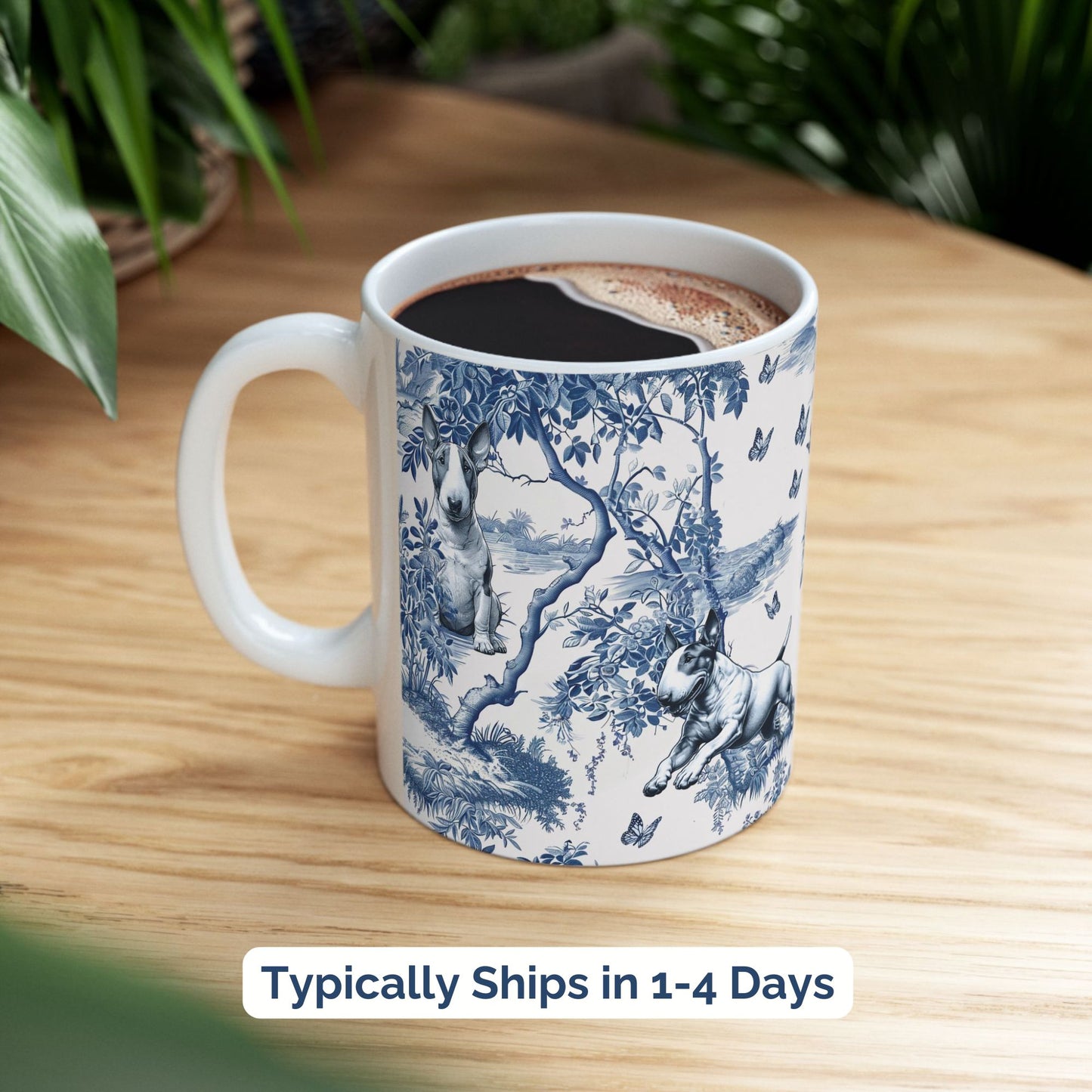 Bull Terrier Mug - Toile