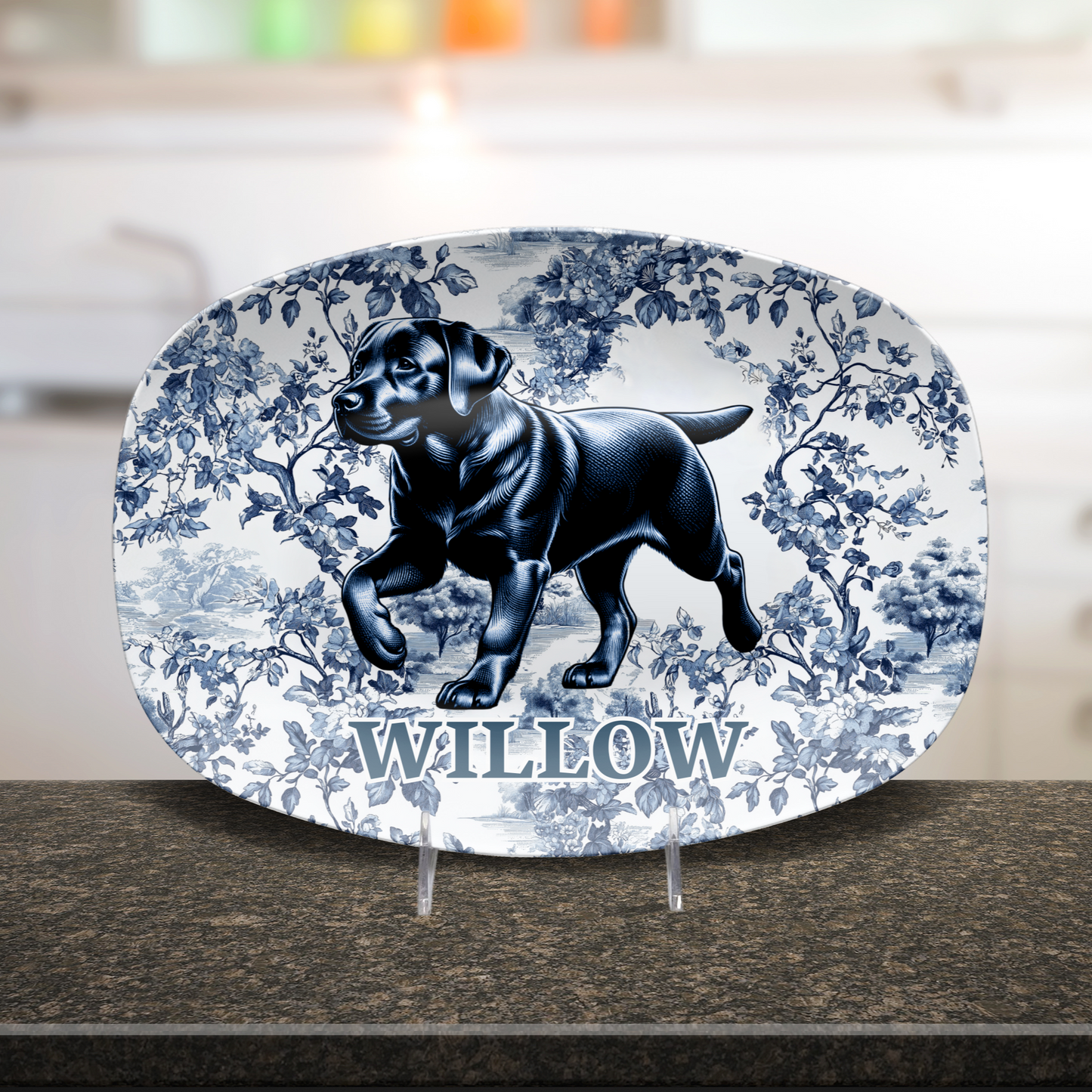 Labrador Retriever - Black Lab Serving Platter