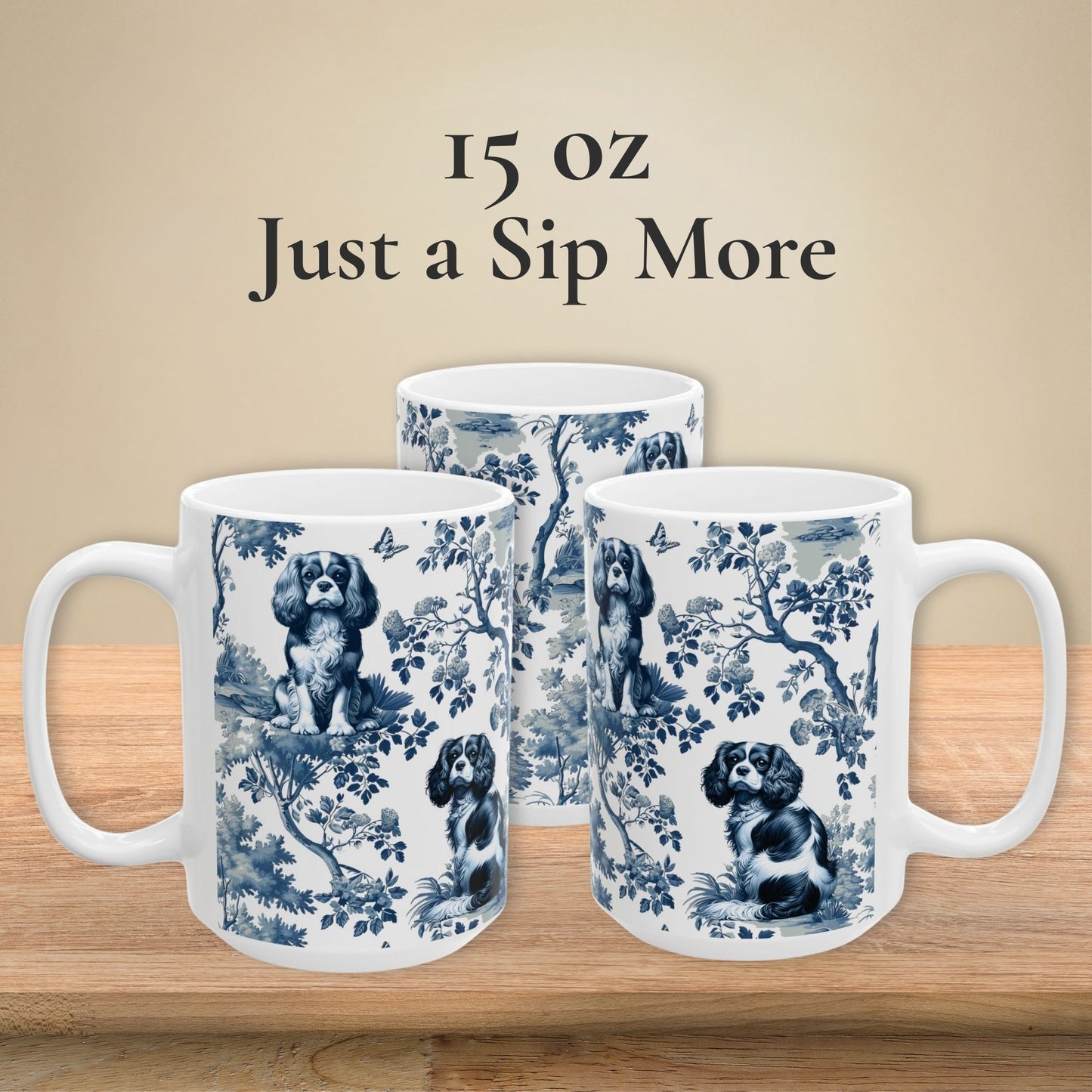Cavalier King Charles Spaniel Mug - Toile