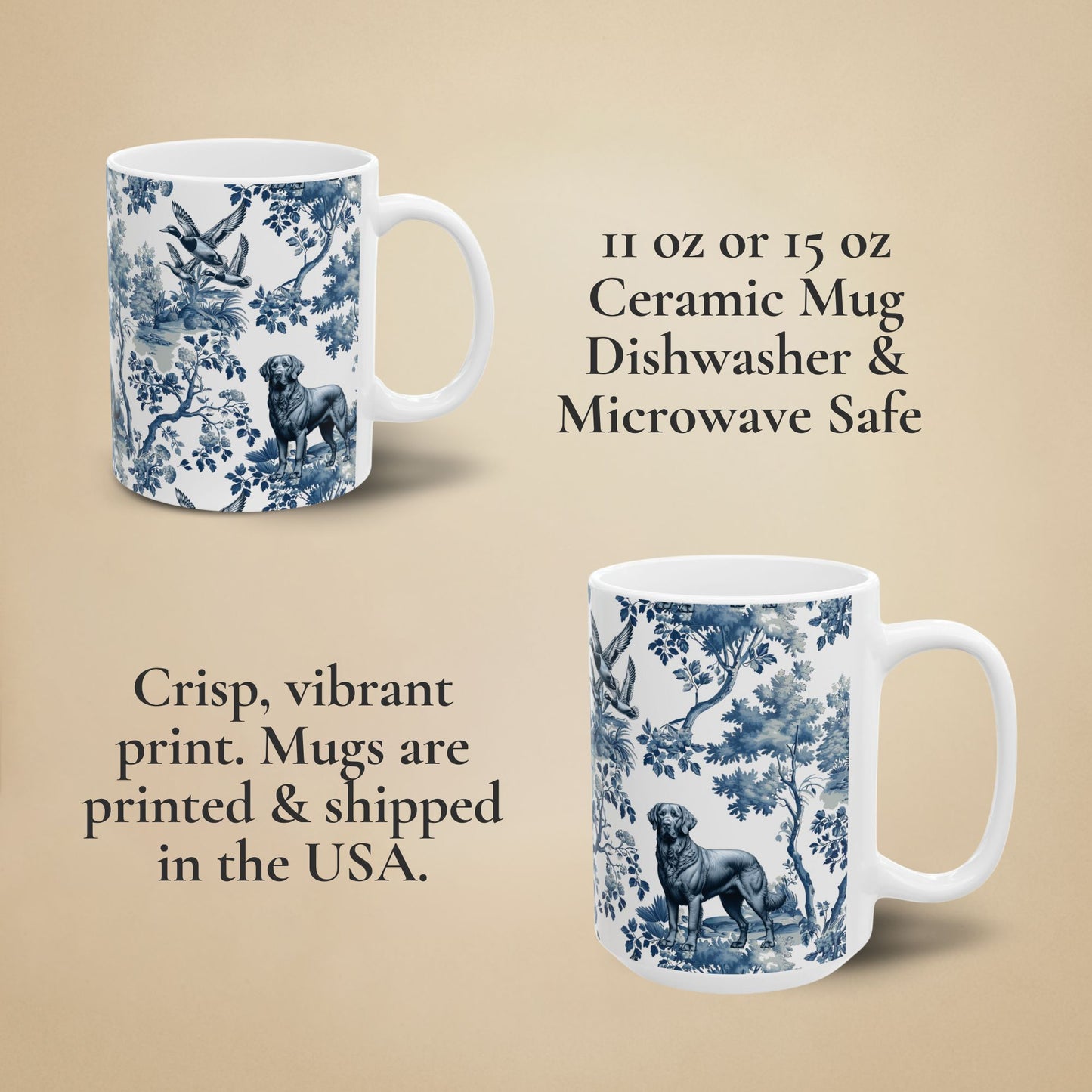 Chesapeake Bay Retriever Mug - Toile