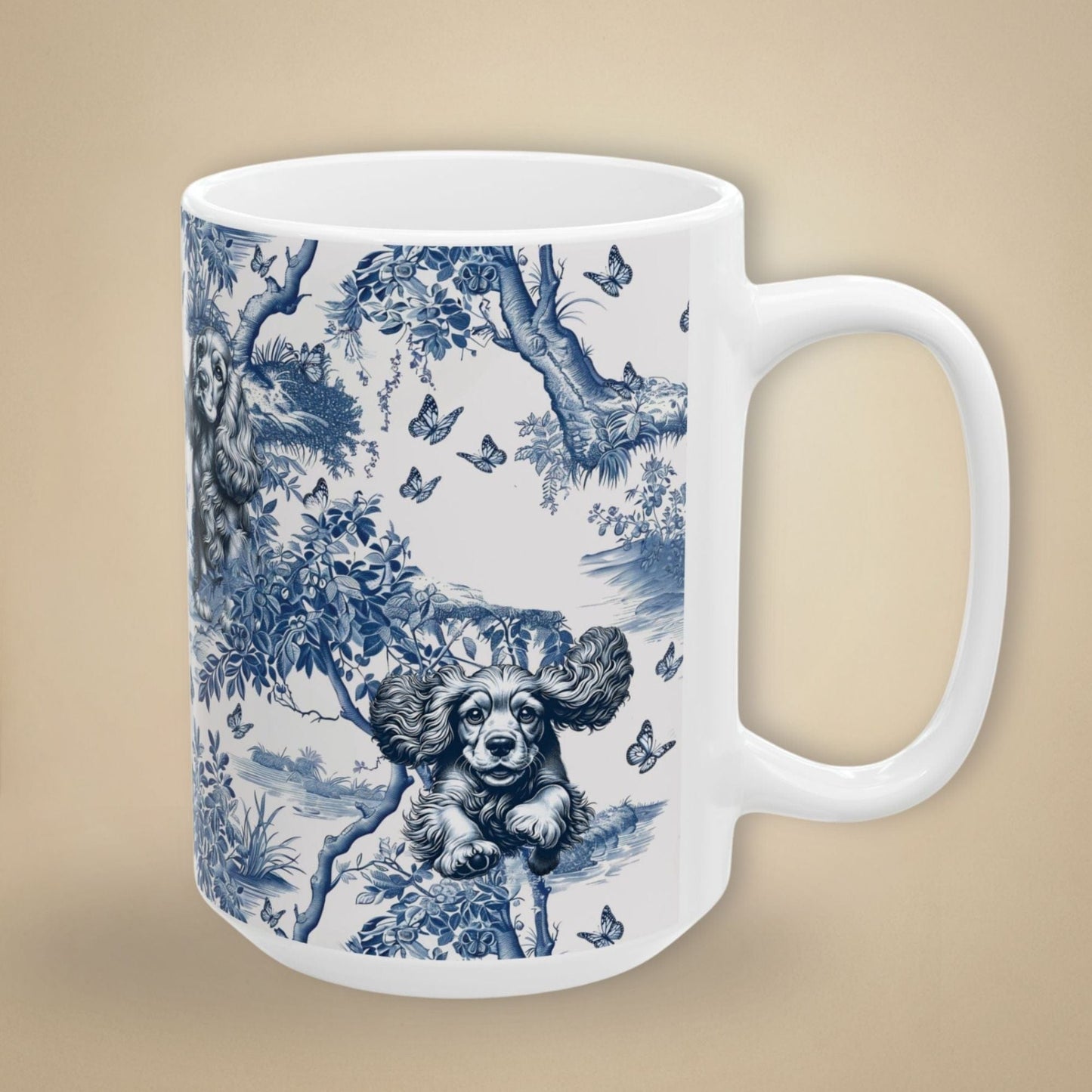 Cocker Spaniel Mug - Toile
