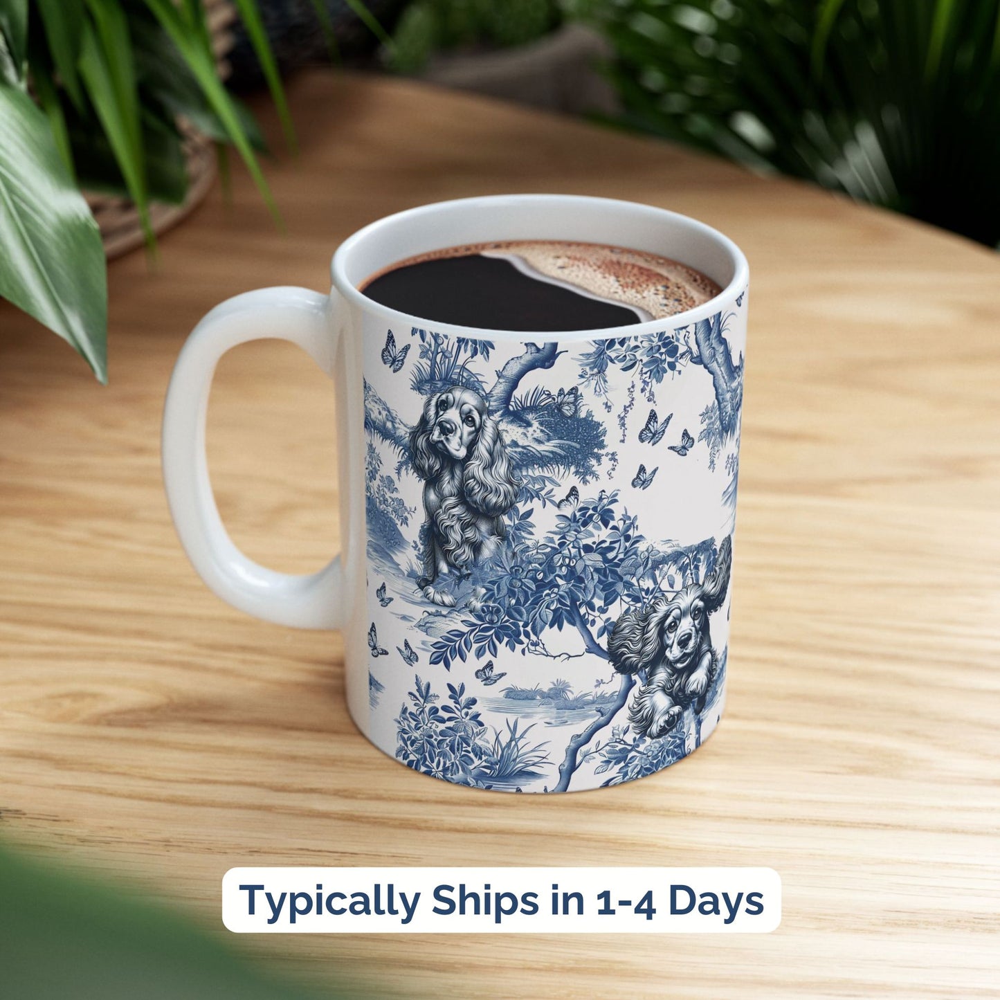 Cocker Spaniel Mug - Toile