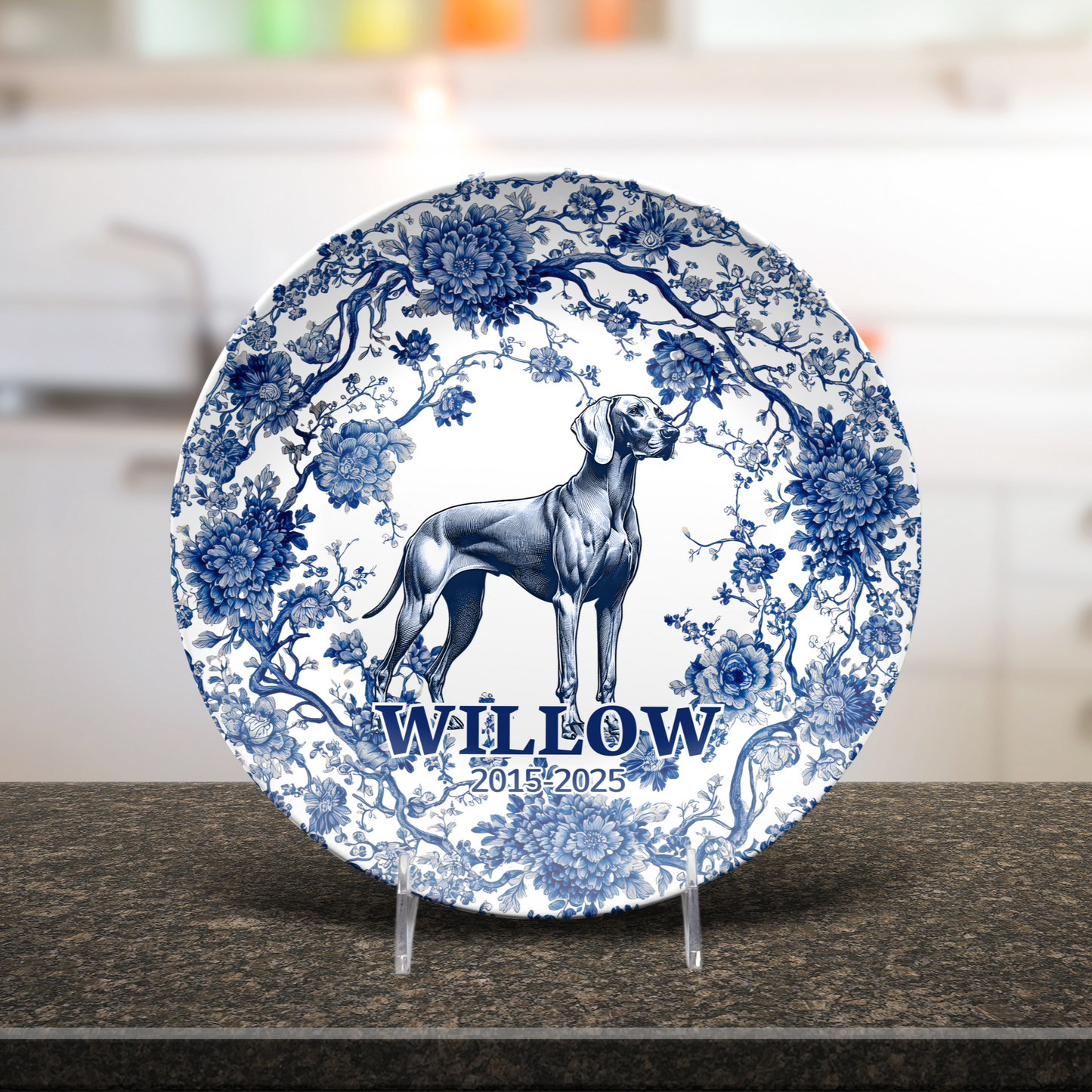 Weimaraner - Personalized Plate