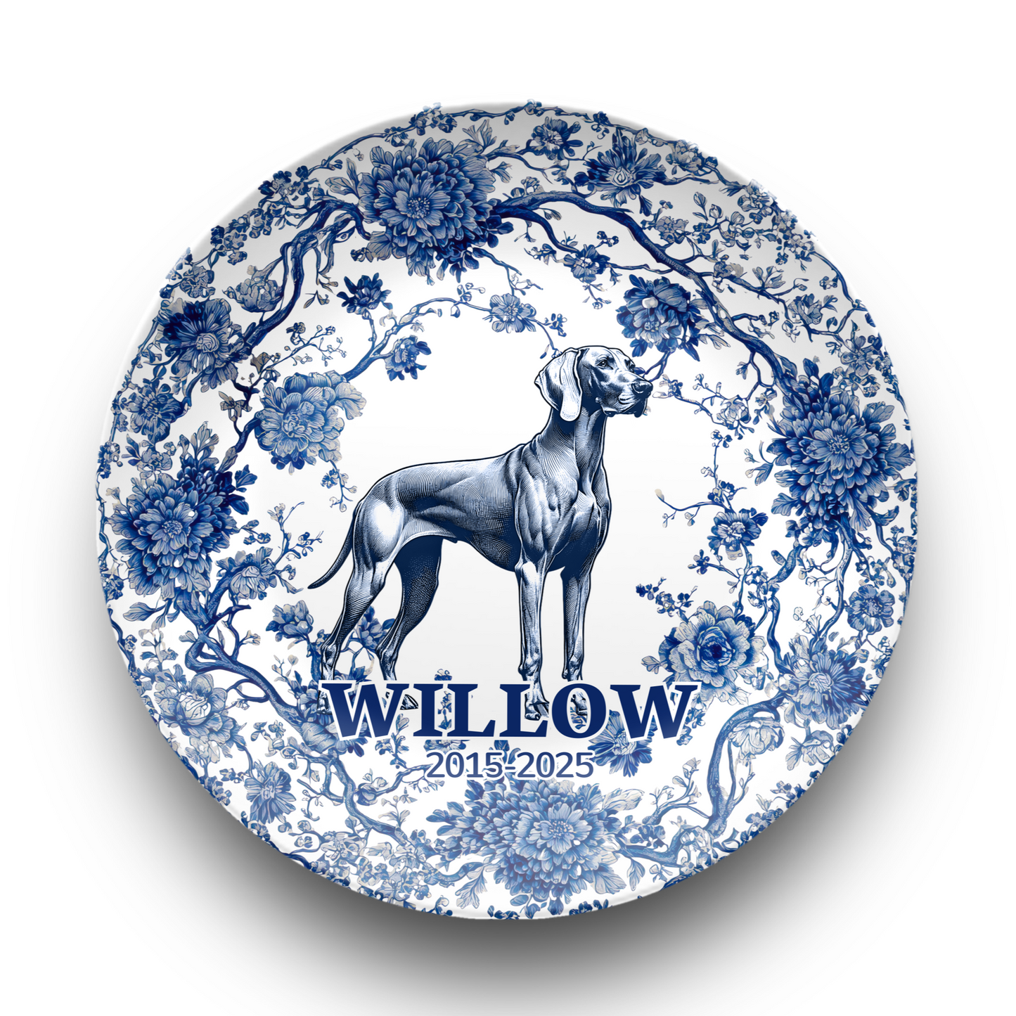 Weimaraner - Personalized Plate