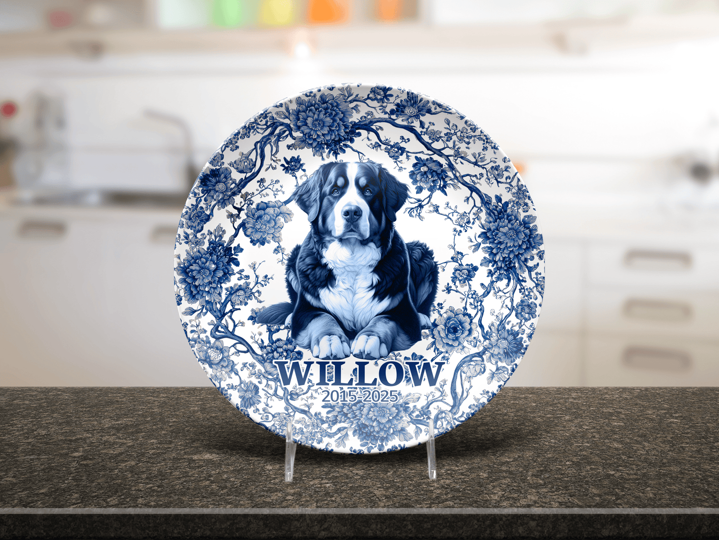Bernese Mountain Dog - Personalized Plate