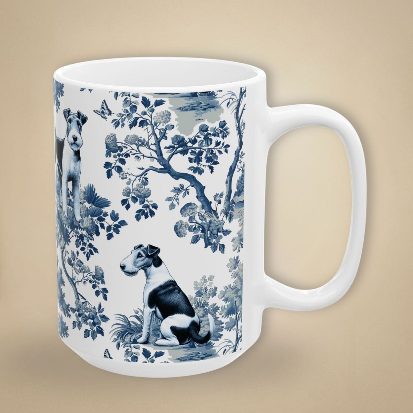 Wire Fox Terrier Mug - Toile