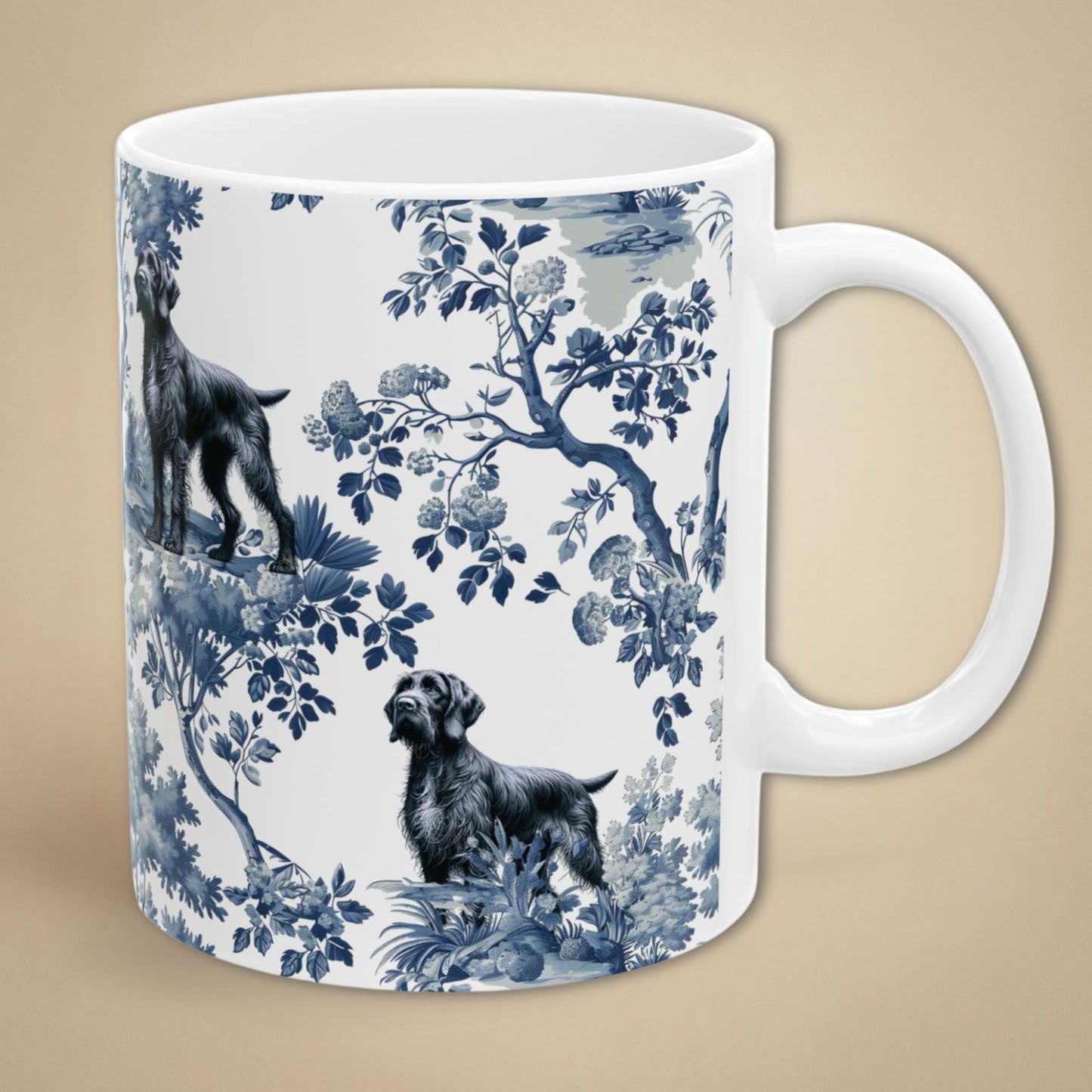 German Wirehaired Pointer - Toile
