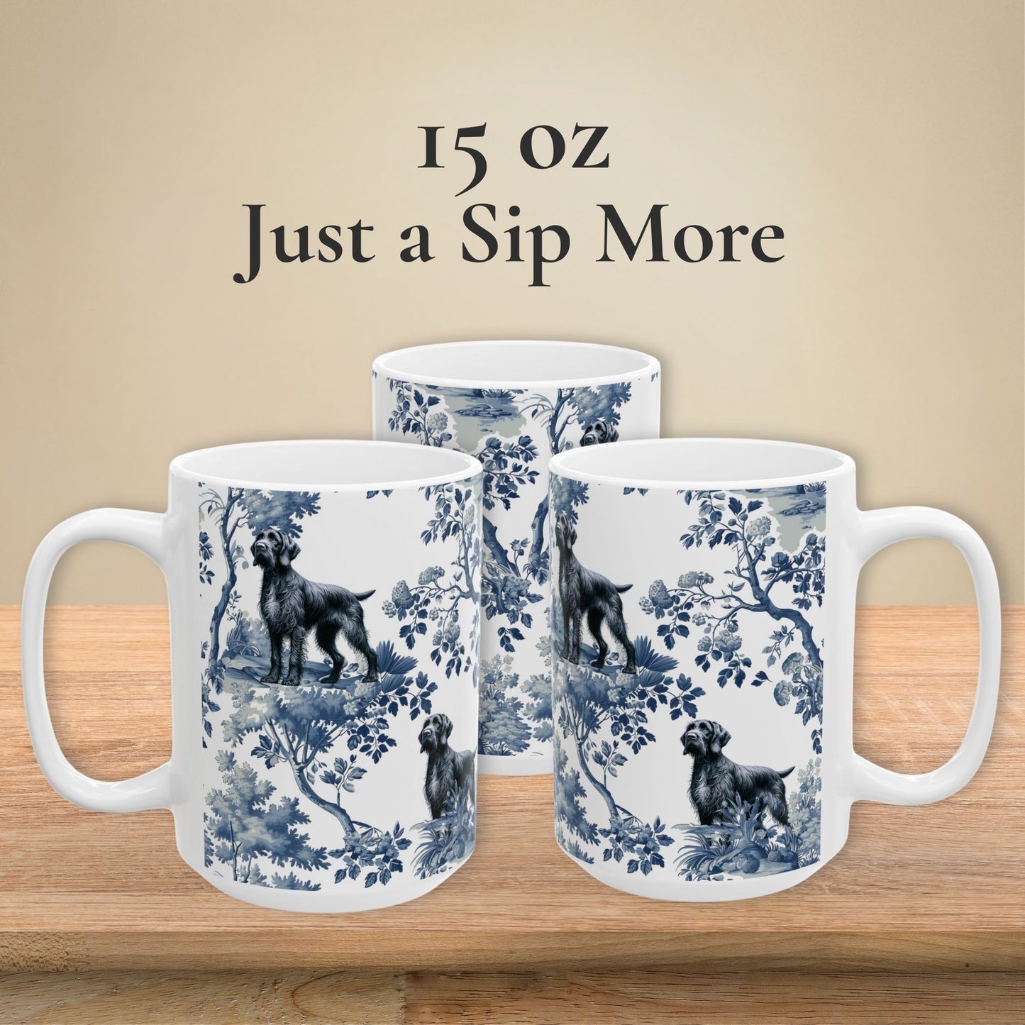 German Wirehaired Pointer - Toile