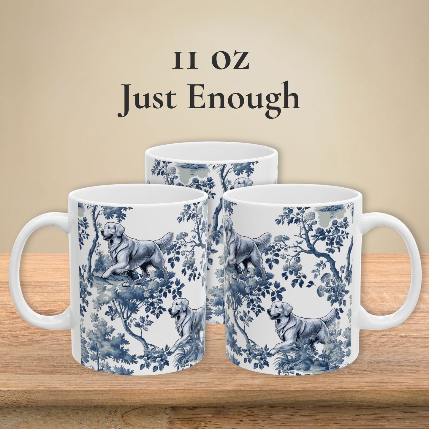 Golden Retriever Mug - Toile