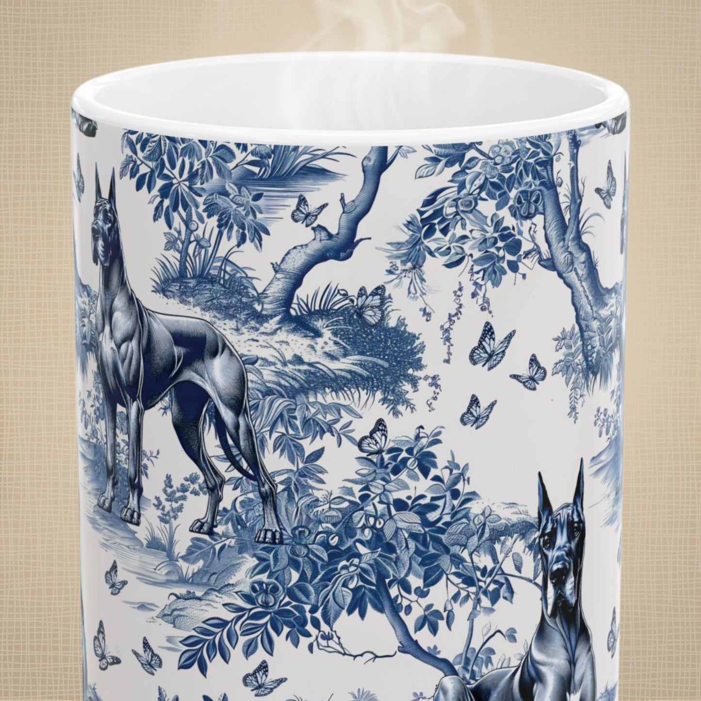 Great Dane Mug - Toile