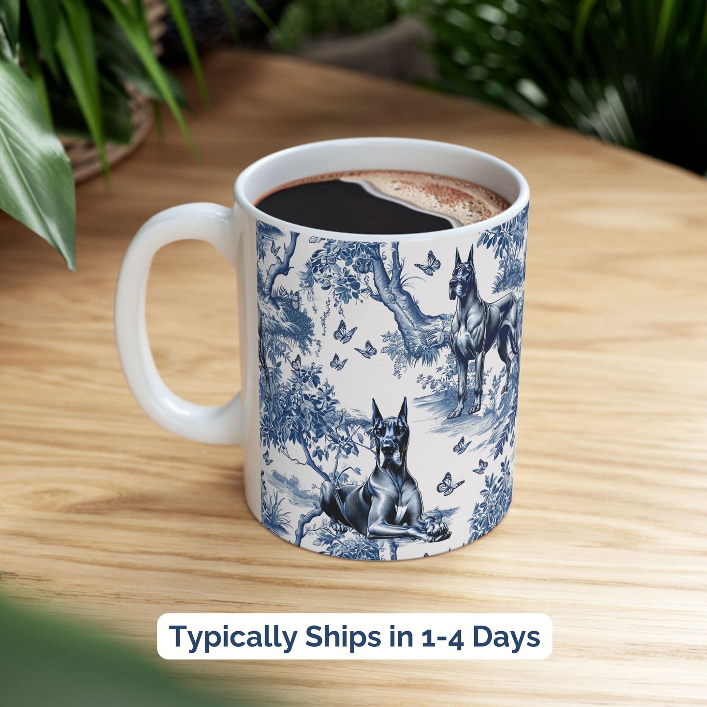 Great Dane Mug - Toile