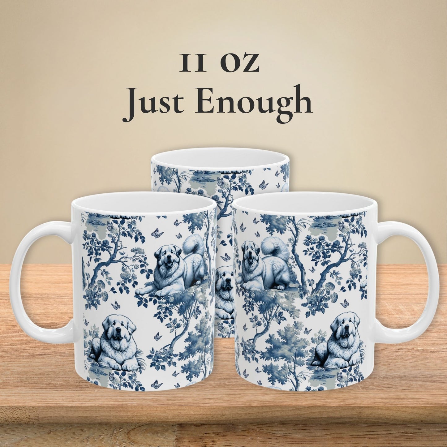 Great Pyrenees Mug - Toile